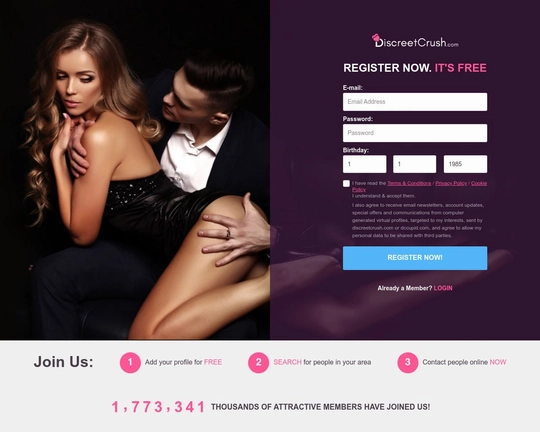 DiscreetCrush.com Logo